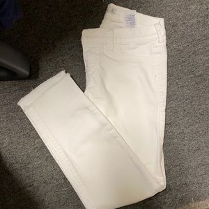 Size 16. Abercrombie Kids Skinny Jeans White.